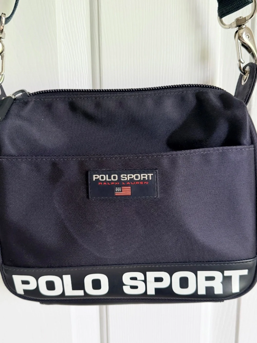 Vintage Polo Sport Ralph Lauren Dark Navy Nylon Crossbody Bag